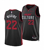 Men's Miami Heat #22 Andrew Wiggins Black 2025 City Edition Stitched Jersey Dzhi,baseball caps,new era cap wholesale,wholesale hats